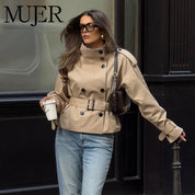 Gabardina Corta Impermeable
