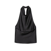 Top Halter Negro
