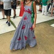 Vestido Largo Cuadros