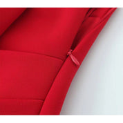 Minifalda Plisada Roja