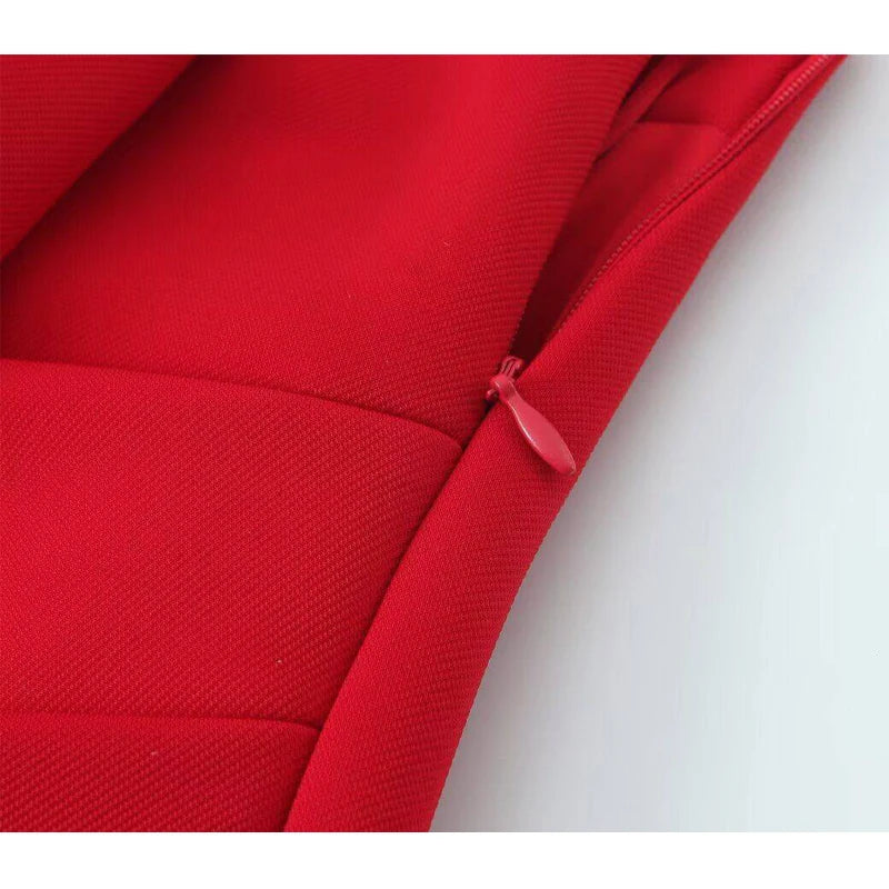 Minifalda Plisada Roja