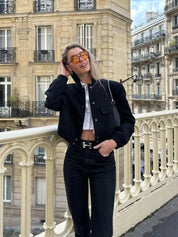 Chaqueta Bomber Blanca