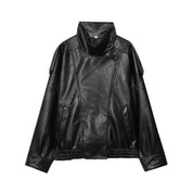 Chaqueta Piel Sintetica Oversize
