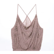 Minivestido de tul con lentejuelas