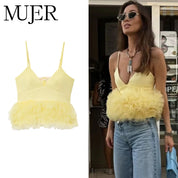 Top Malla Amarillo