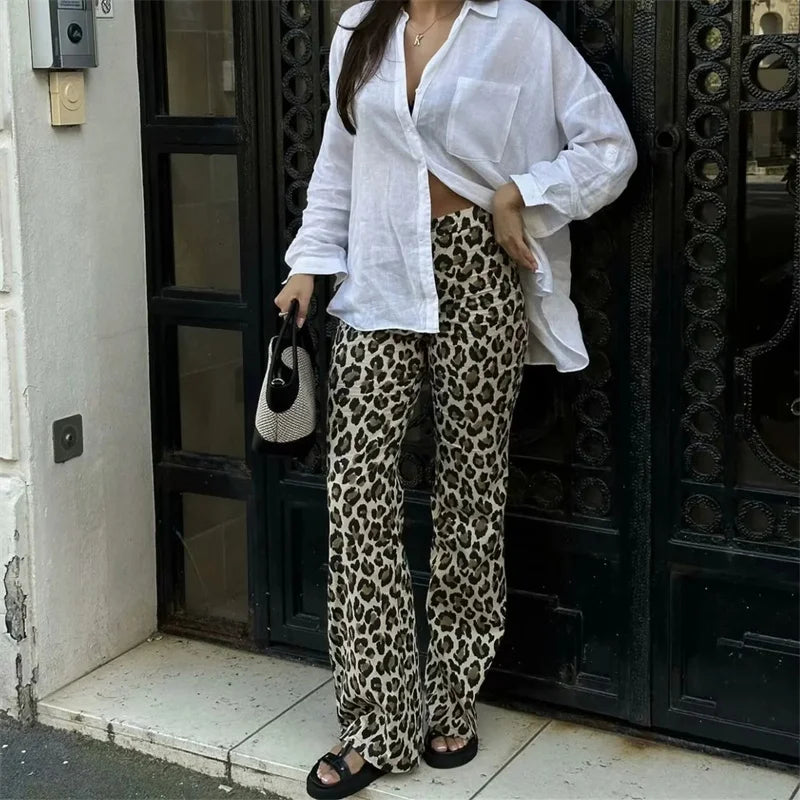 Pantalon Leopardo Y2K