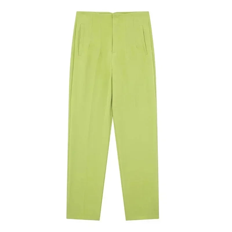 Pantalon Cintura Alta Colores