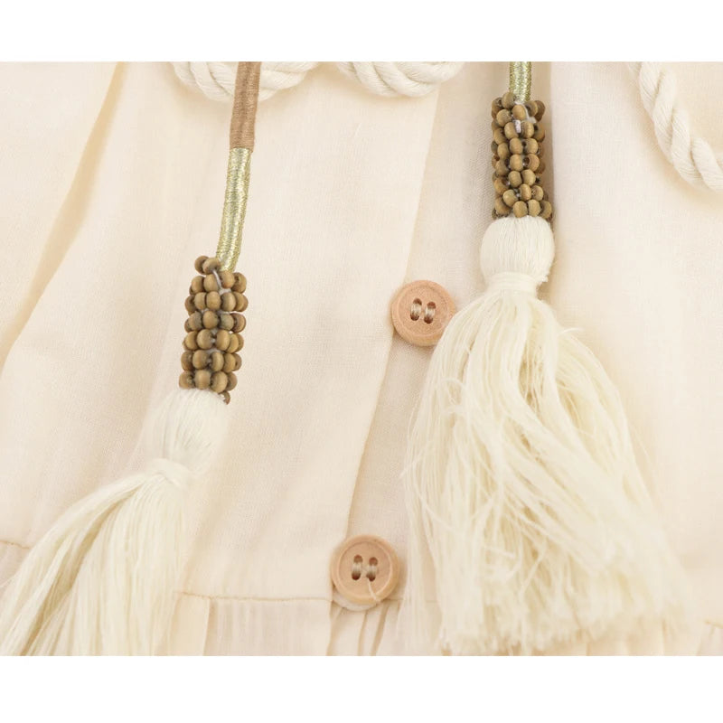 Mini Vestido Bordado Flores