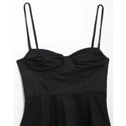 Top Corset Negro Espalda