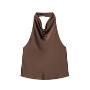 Top Halter Saten