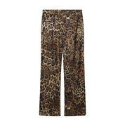 Blazers con estampado de leopardo