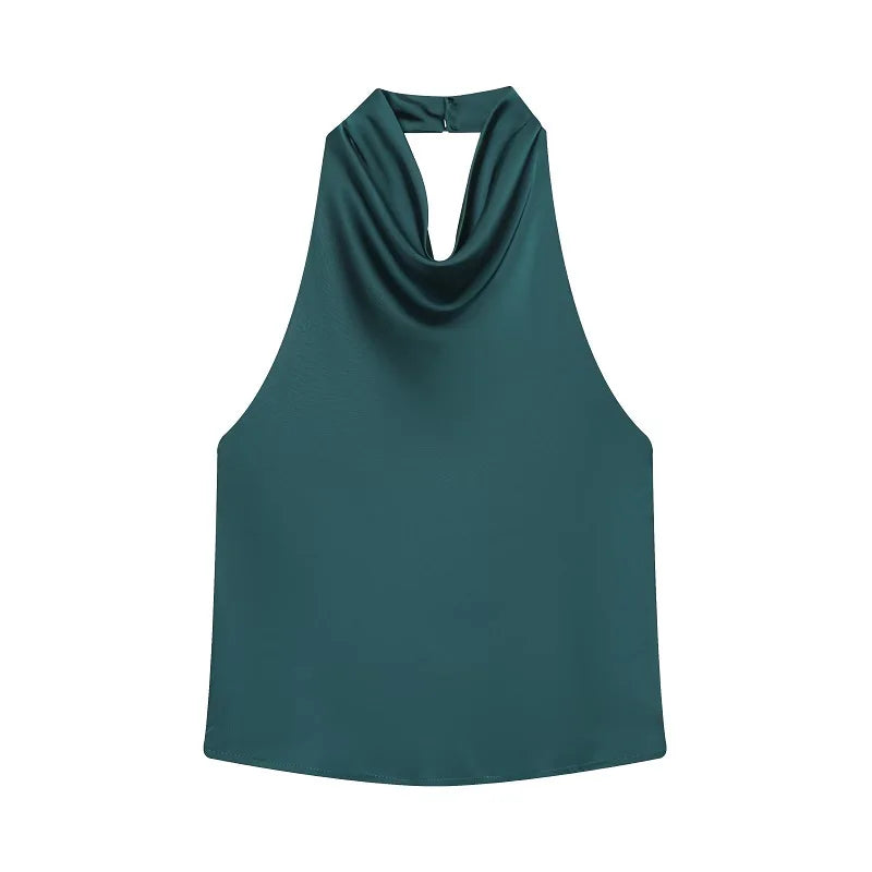 Top Halter Saten