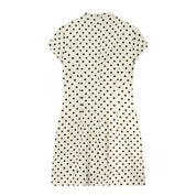 Vestido de Mujer con Estampado de Puntos
