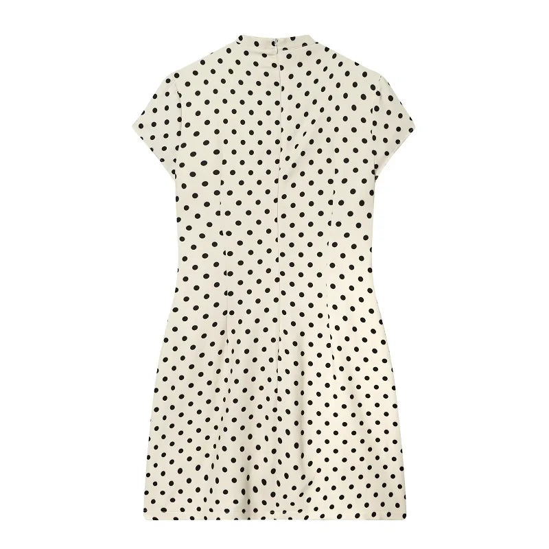 Vestido de Mujer con Estampado de Puntos