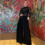 Pantalon Ancho Negro