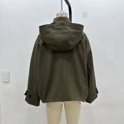 Gabardina Capucha Cortavientos