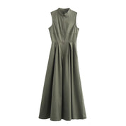 Vestido Largo Cremallera