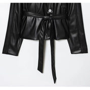 Gabardina Negra Motociclista