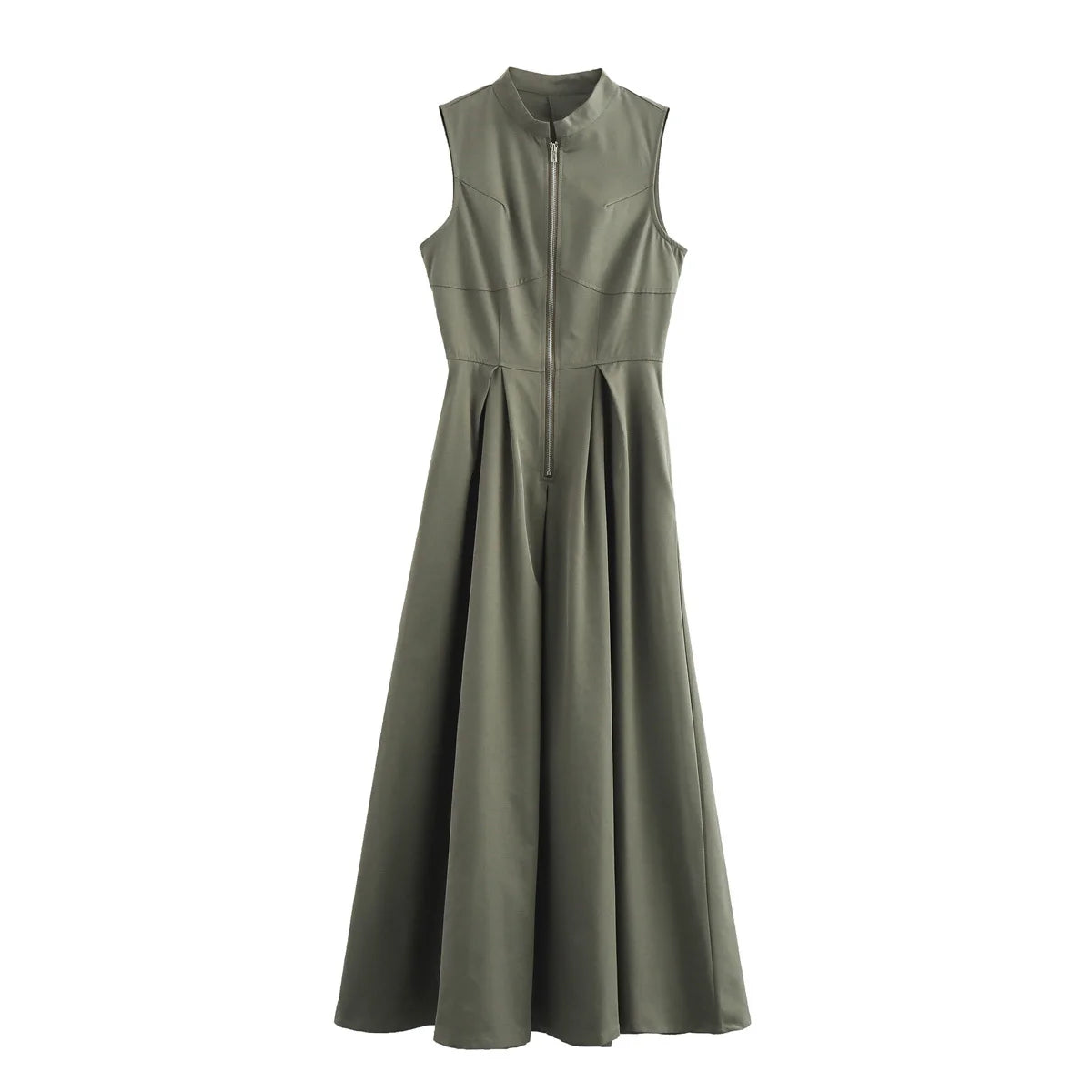 Vestido Largo Drapeado