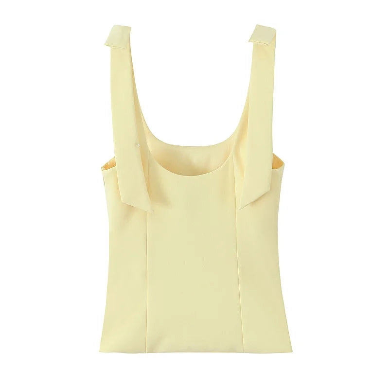 Top Lazo Amarillo