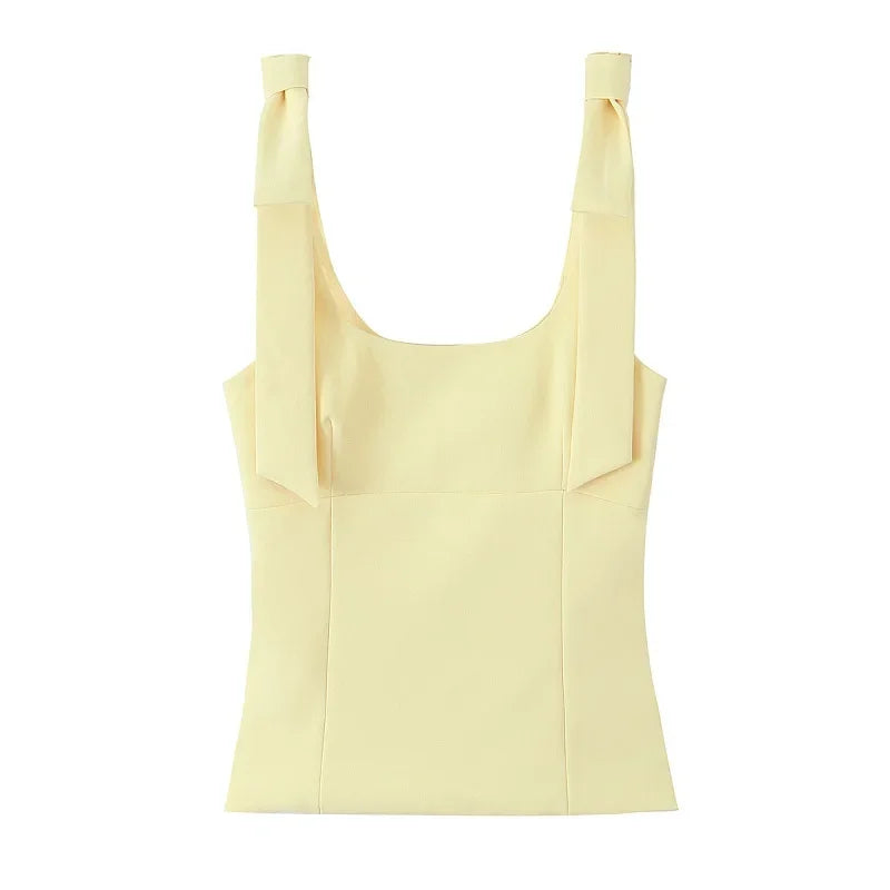 Top Lazo Amarillo