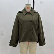 Gabardina Capucha Cortavientos