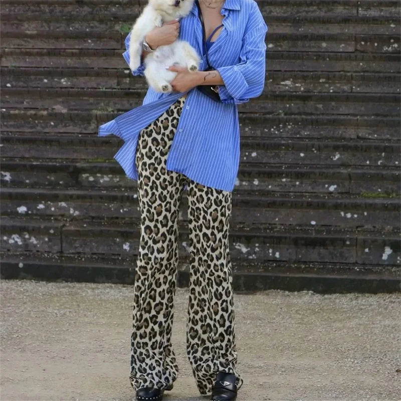 Pantalon Leopardo Y2K