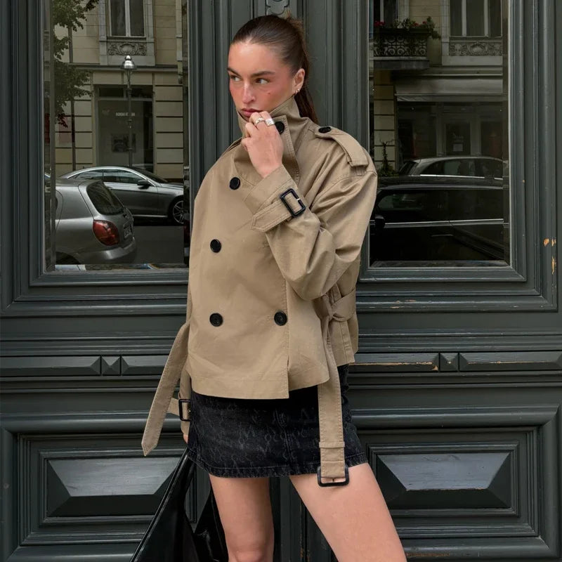 Gabardina Corta Impermeable