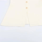 Chaleco Punto Beige
