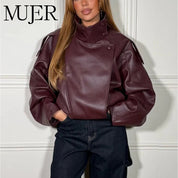 Chaqueta Cuero Sintetico
