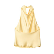 Top Halter Negro