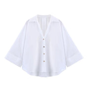 Camisa Oversize Azul