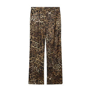 Blazers con estampado de leopardo