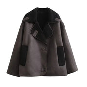 Chaqueta de piel sintética