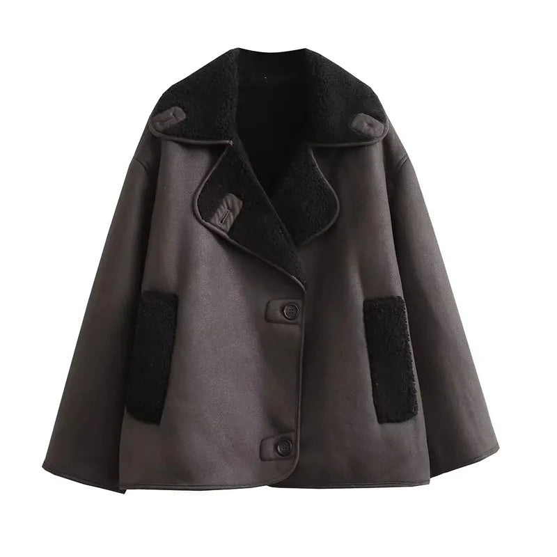 Chaqueta de piel sintética