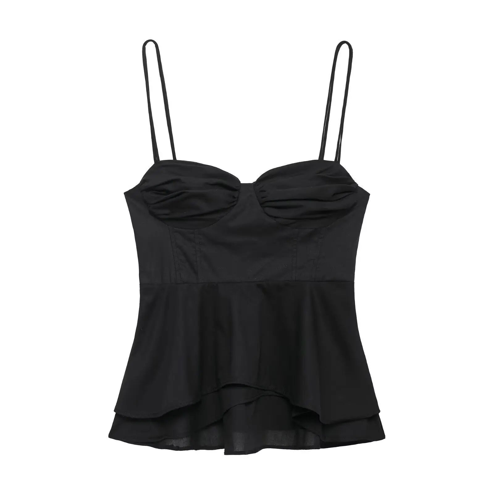Top Corset Negro Espalda