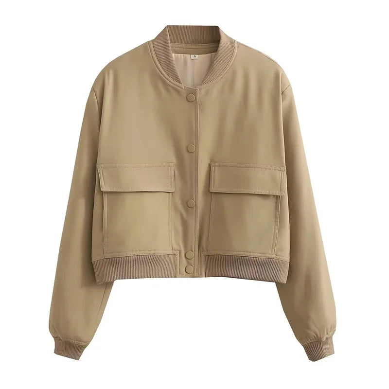 Chaqueta Bomber Khaki