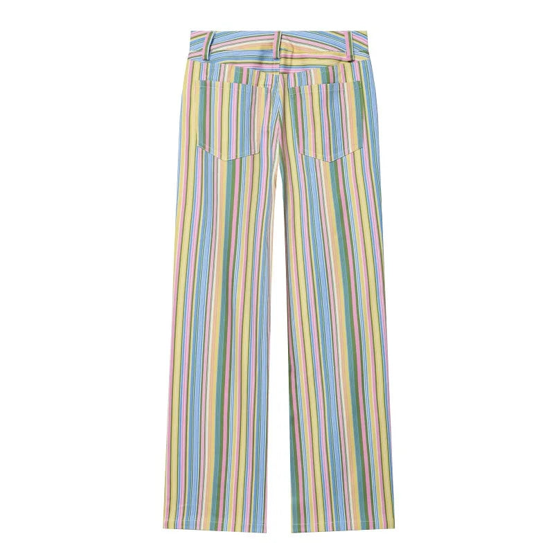 Pantalones Vaqueros a Rayas