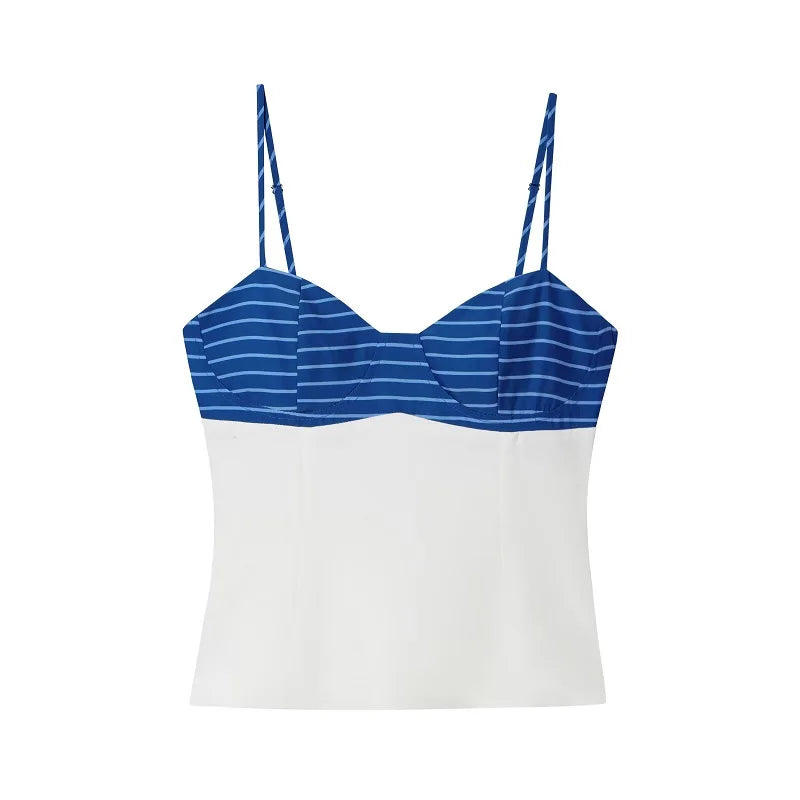 Conjunto top y falda corto estampado