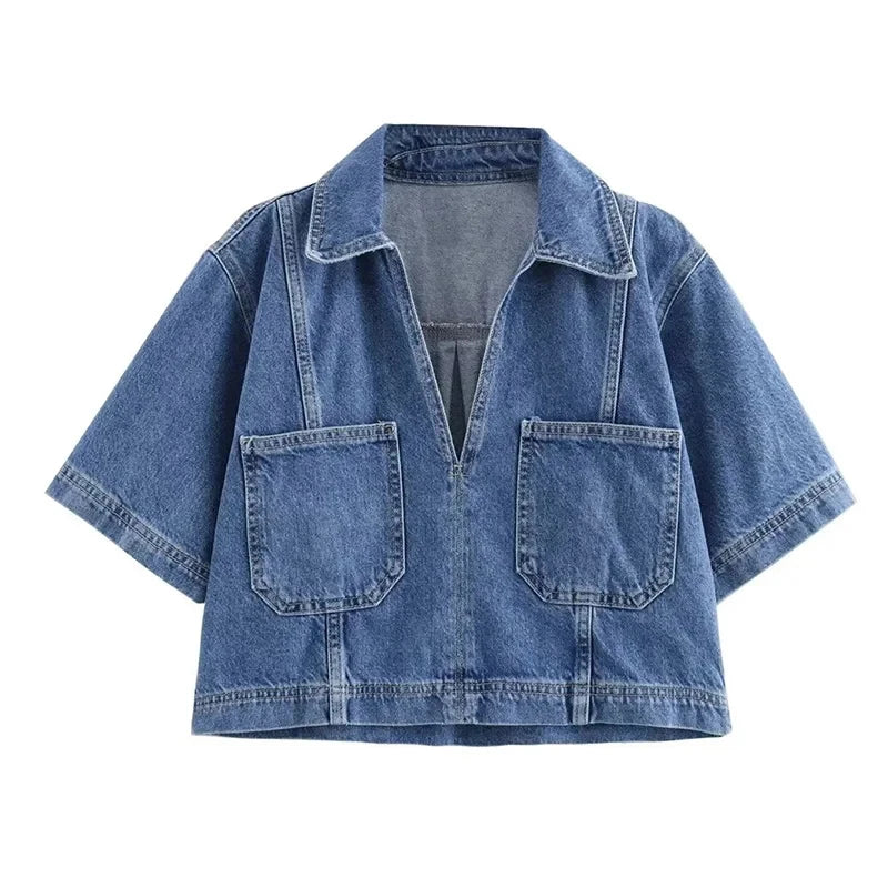 Camisa Vaquera Azul