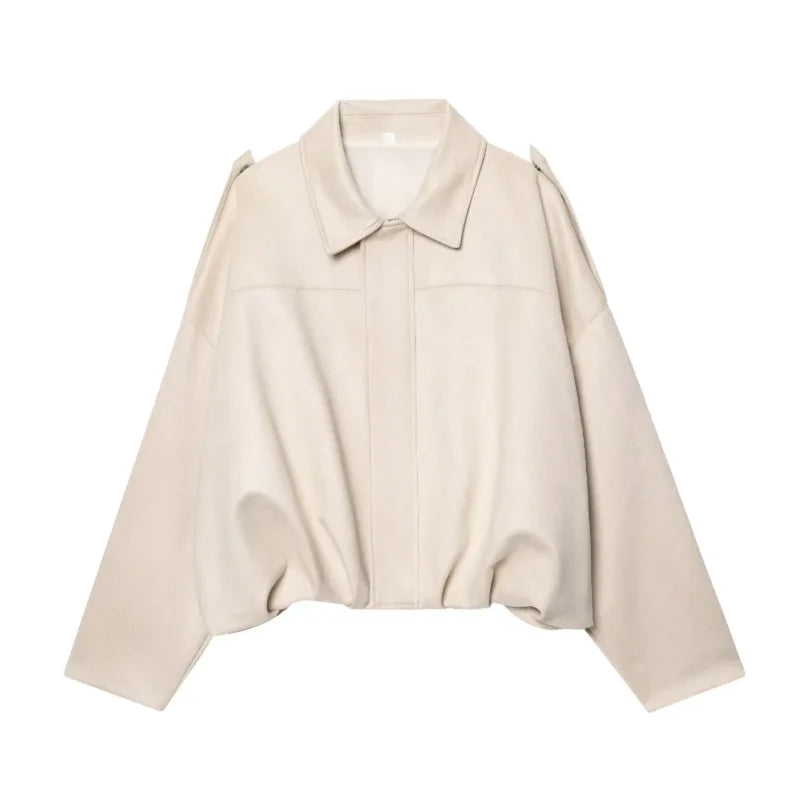 Chaqueta Bomber Gamuza