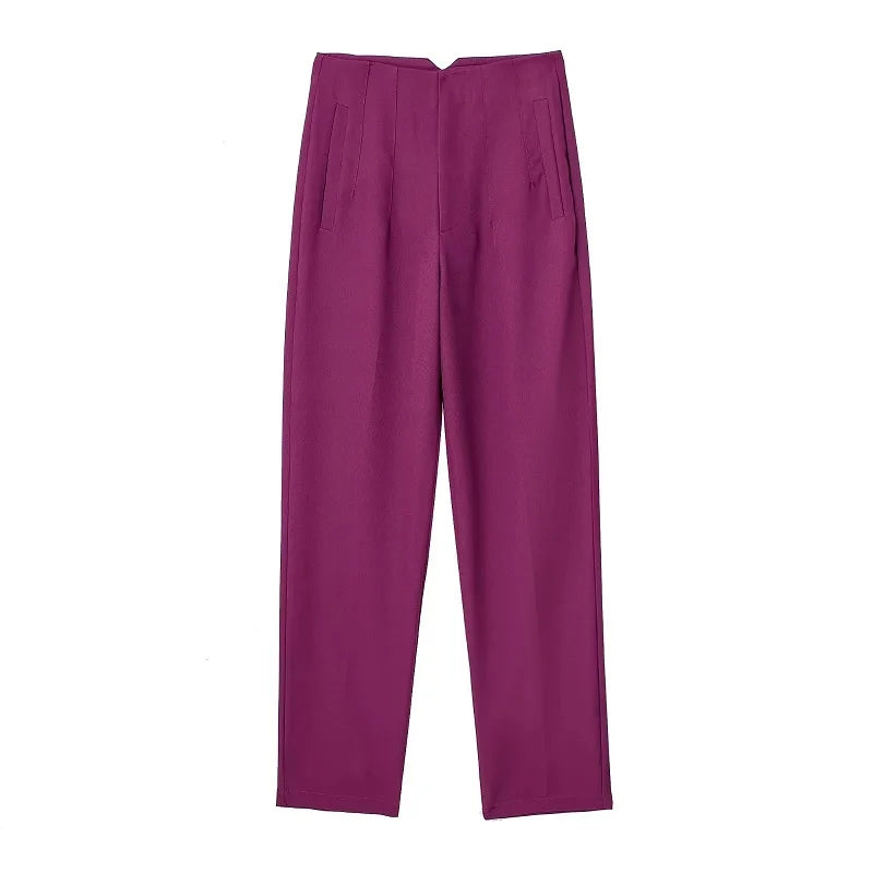 Pantalon Oficina Cintura Alta