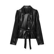 Gabardina Negra Motociclista