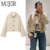 Chaqueta Recortada