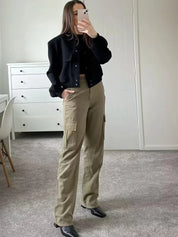 Chaqueta Bomber Blanca