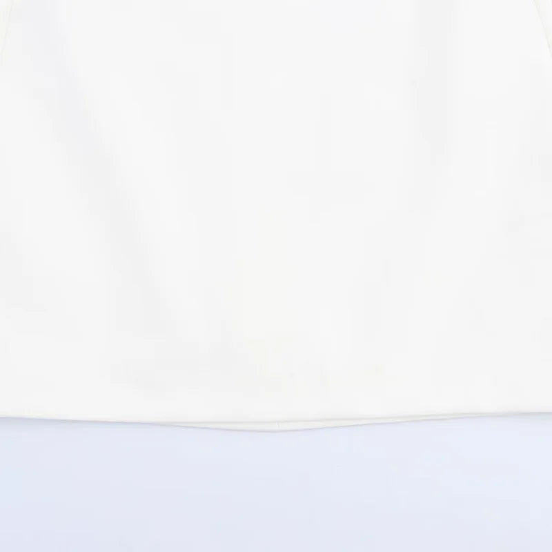 Vestido Blanco Espalda Abierta