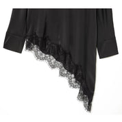 Blusa asimétrica para mujer