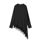 Blusa asimétrica para mujer