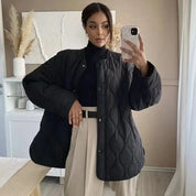 Chaqueta Acolchada Negra