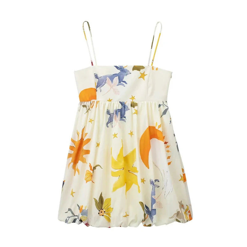 Mini Vestido Estampado